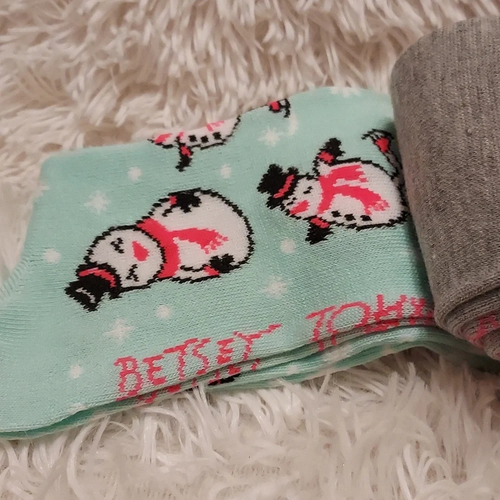 Betsy Johnson Holiday Socks